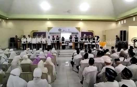 Calon Jemaah Haji (CJH) Kabupaten Mojokerto. [foto/dok]