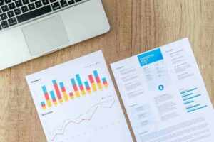 Ilustrasi data grafik pengangguran(pexels)