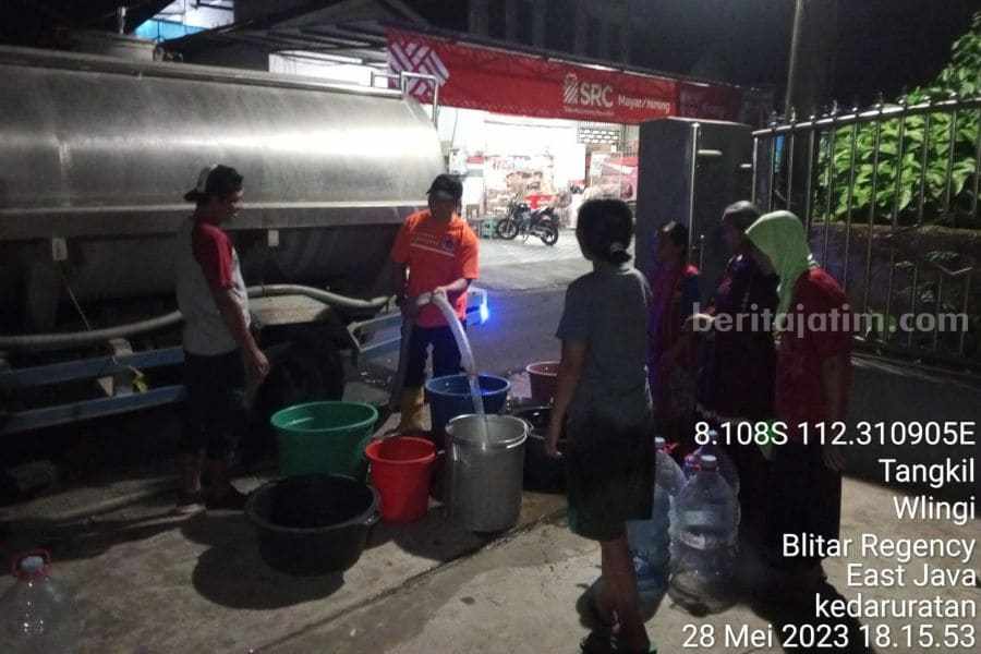drop air bersih
