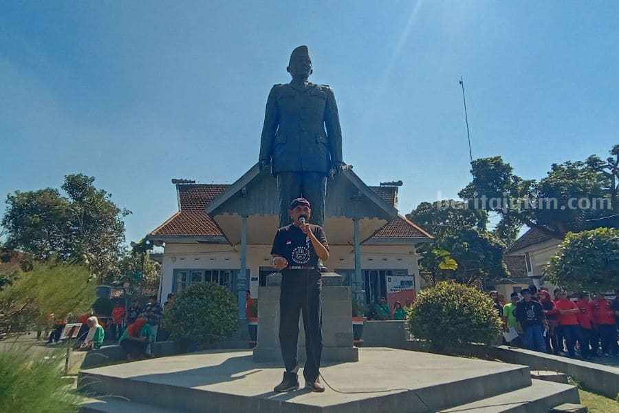 Relawan Longmarch Deklarasikan Ganjar Presiden di Blitar