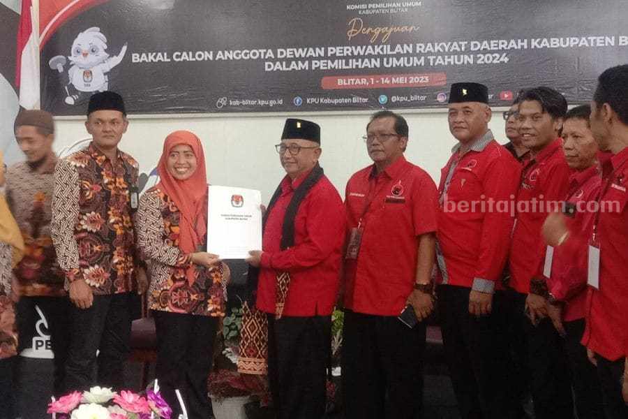 PDIP Kabupaten Blitar Targetkan 25 Kursi DPRD di Pileg 2024 pdip blitar
