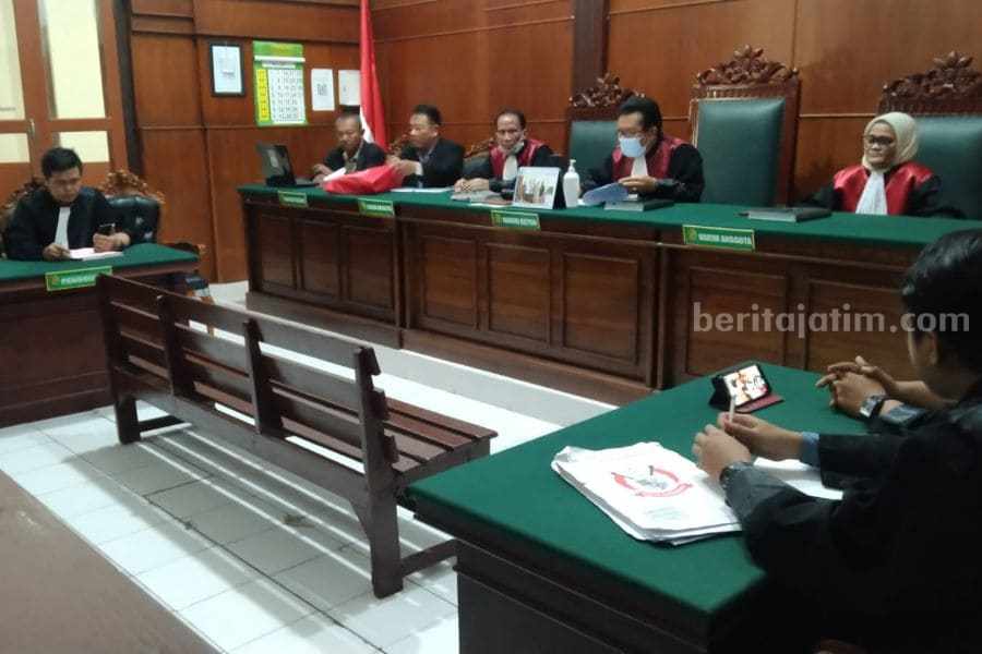 sidang penganiayaan jurnalis di PN Surabaya