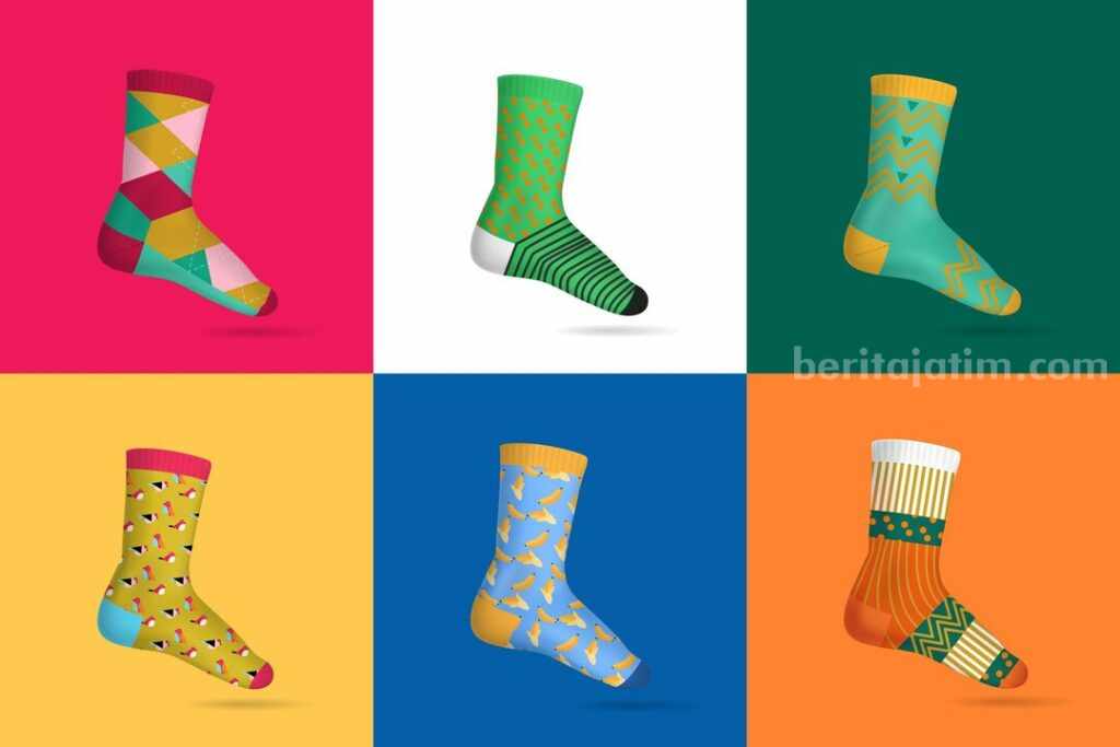 Ilustrasi kaus kaki. (Sumber foto: macrovector/freepik.com)