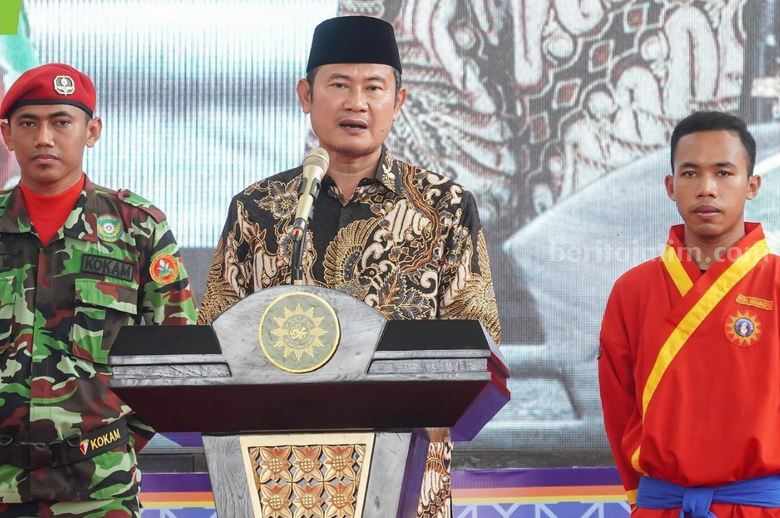 Pengukuhan pengurus Pimpinan Daerah Muhammadiyah (PDM) dan Pimpinan Aisyiah Lamongan masa khidmat 2022-2027.