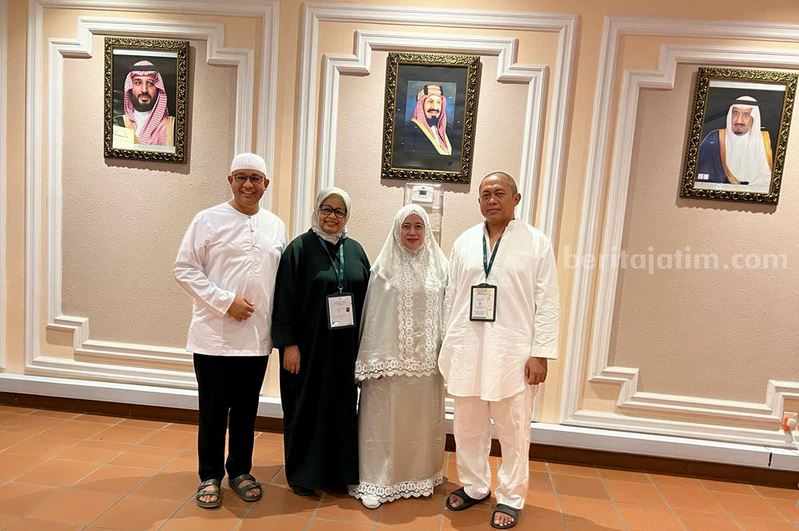 Pertemuan Puan Maharani dengan Anies Baswedan usai lempar Jumroh di Tanah Suci.