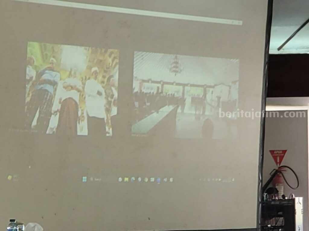 Pengambilan sumpah jabatan Direktur RSUD Padangan secara online