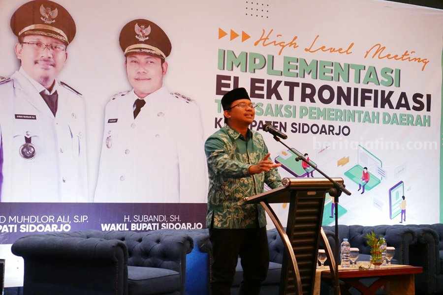 Gus Muhdlor Bakal Ganti Layanan Retribusi Manual dengan Digital Bupati Sidoarjo H. Ahmad Muhdlor Ali (Gus Muhdlor)