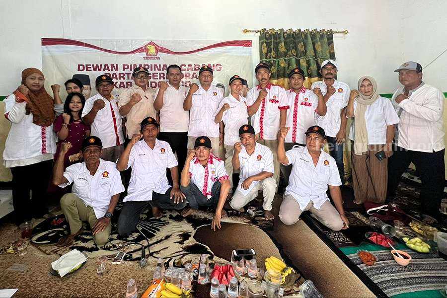 Bacaleg Andi Chrystanto bersama PAC Partai Gerindra Sedati