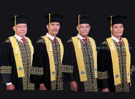UM Kukuhkan 4 Guru Besar, 3 dari FMIPA dan 1 dari FIS