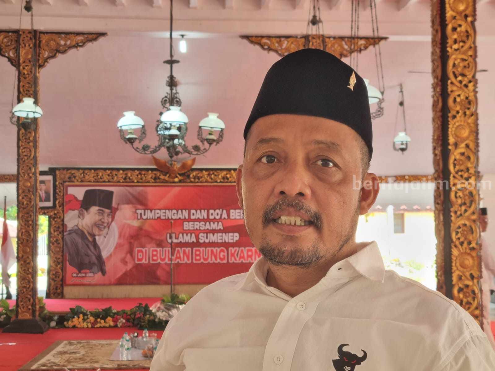 Ketua Fraksi PDI Perjuangan DPRD Sumenep H. Zainal Arifin alias Ji Zinal