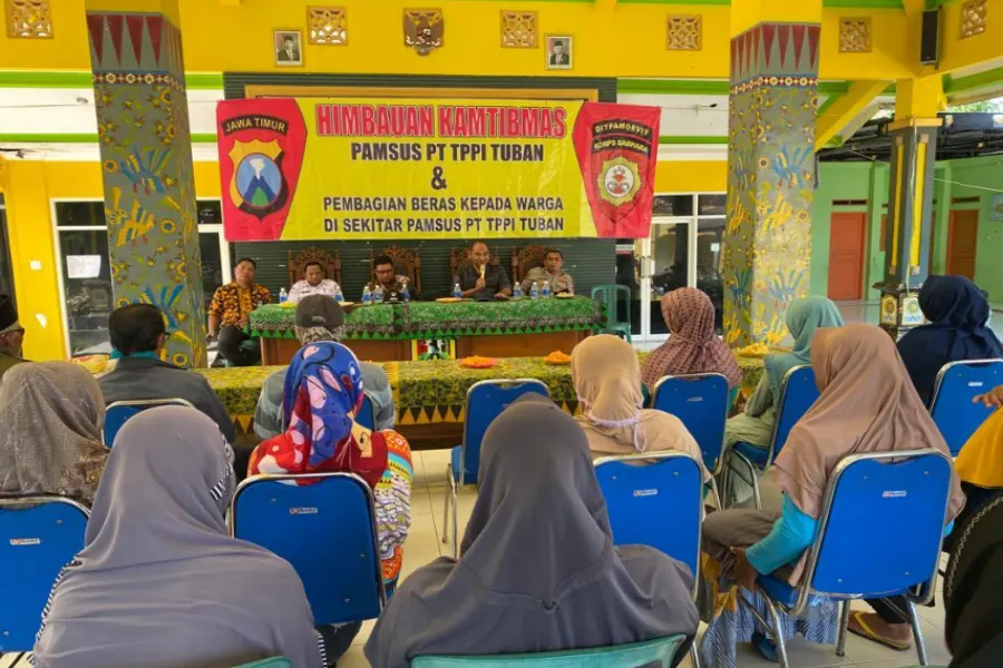 BNNK Tuban Bersama PT TPPI Gelar Sosialisasi Bahaya Narkoba di Tasikharjo Anti Narkoba