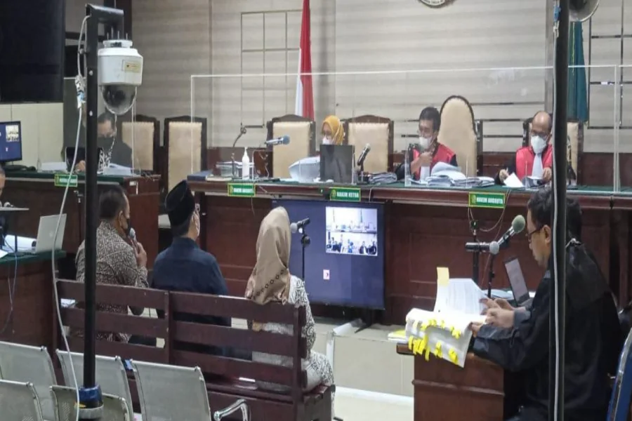 Mantan Sekdaprov Jatim Jelaskan Mekanisme Dana Hibah Pokir di PN Tipikor Surabaya sekdaprov jatim