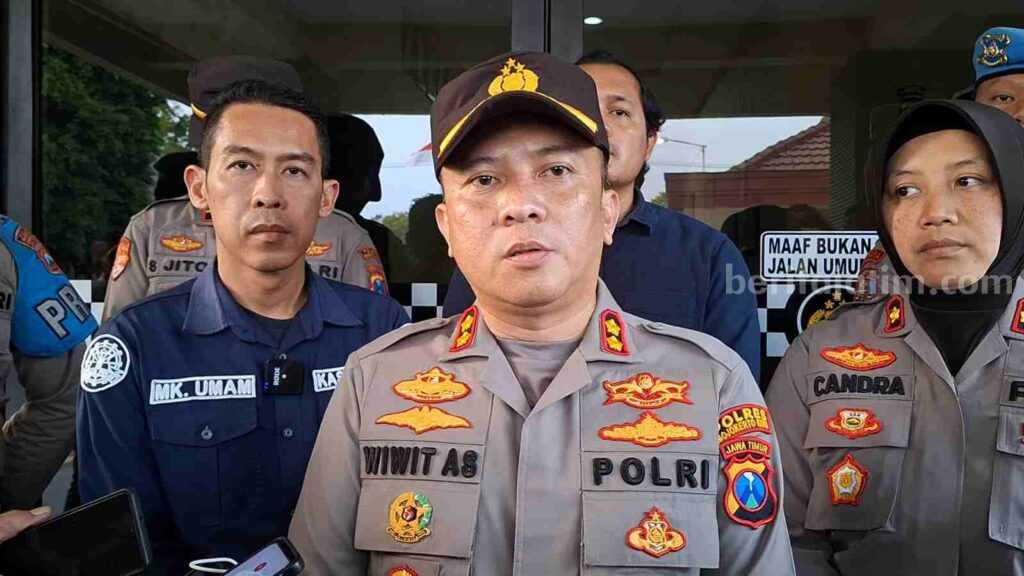 Kapolresta Mojokerto, AKBP Wiwit Adisatria. [Foto: Misti/beritajatim.com]