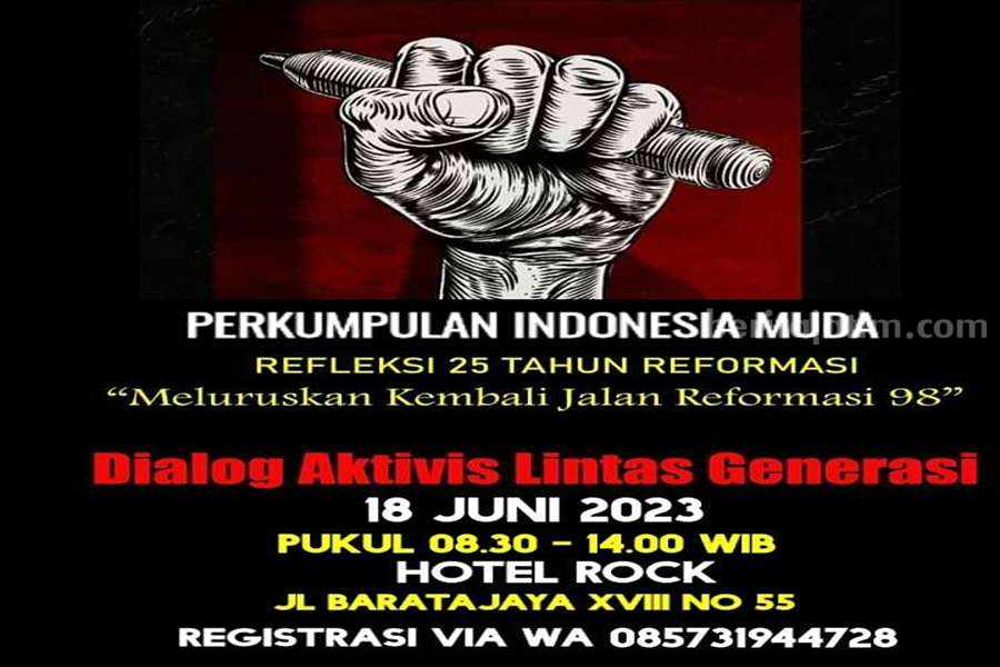 Dialog Aktivis Lintas Generasi bertajuk 'Meluruskan Jalan Reformasi 98'