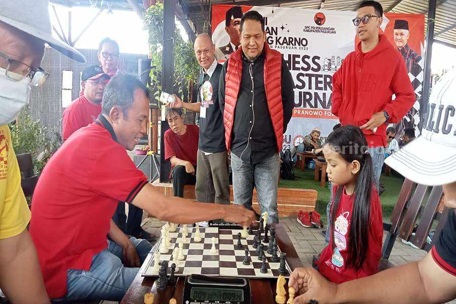 DPC PDIP Kabupaten Pasuruan Gelar Turnamen Catur PDIP Pasuruan