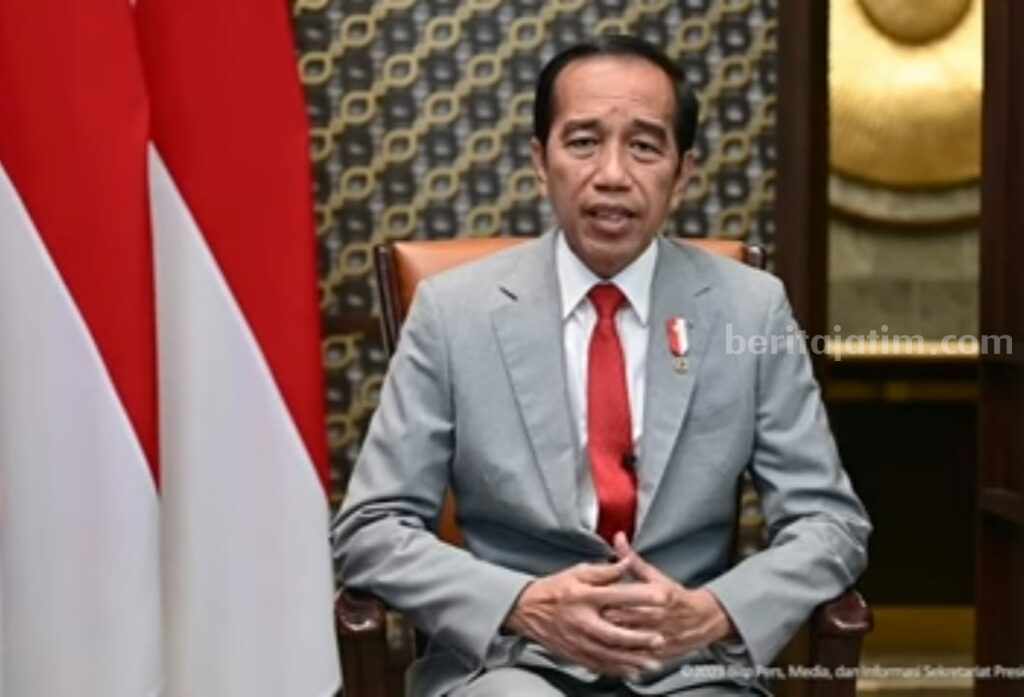 Konferensi pers Presiden Jokowi. [Foto/tangkapan layar]