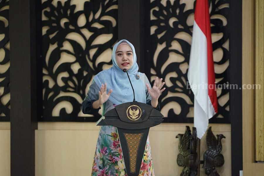 Ketua TP PKK Kab. Sidoarjo Hj. Sa'adah Ahmad Muhdlor (Ning Sasha)