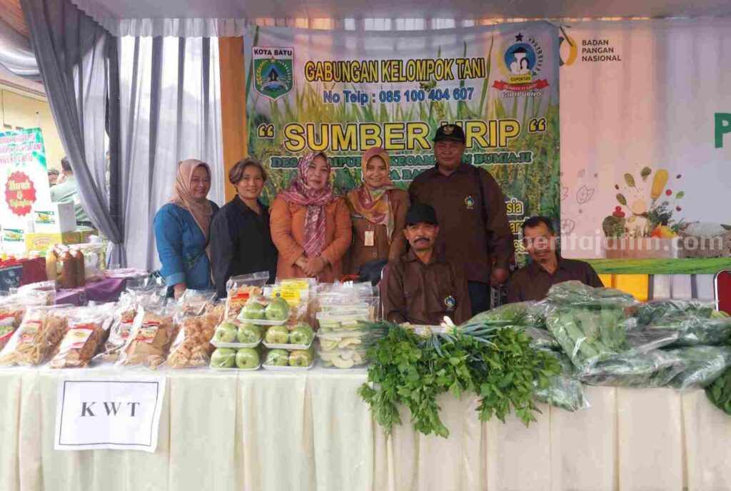 Salah satu satu sudut gerakan pangan murah di kota Batu (Foto: Istimewa)
