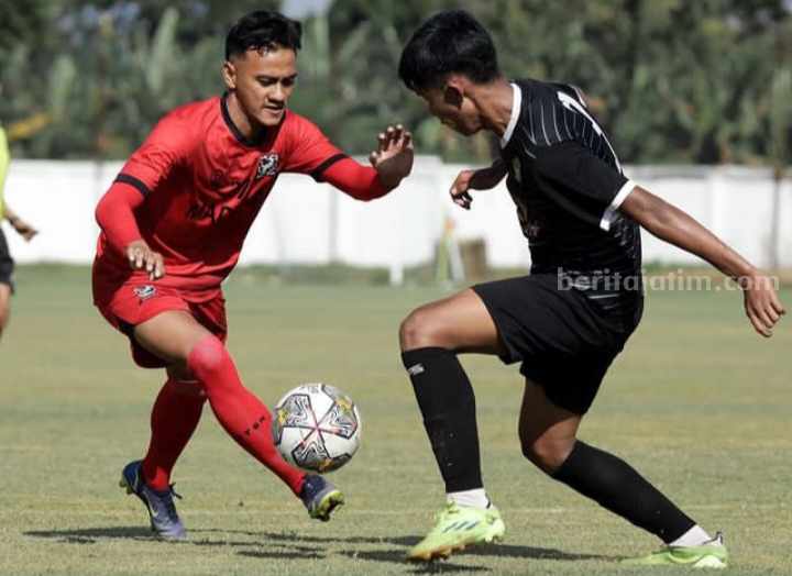 Madura United saat Kalahkan Tim Porprov Pamekasan 4-0