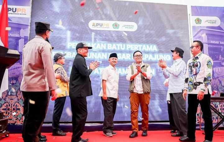 Pasar Kolpajung Pamekasan Dibangun dengan Konsep Semi Modern