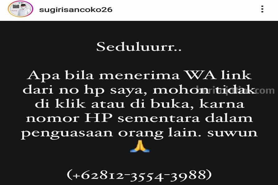 wa bupati ponorogo