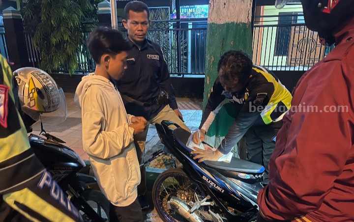 Meresahkan, Sejumlah Pelajar Terjaring Razia Cipkon Polres Pamekasan