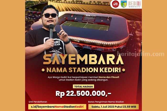 14 Syarat Ikut Sayembara Nama Stadion Baru Kabupaten Kediri Stadion