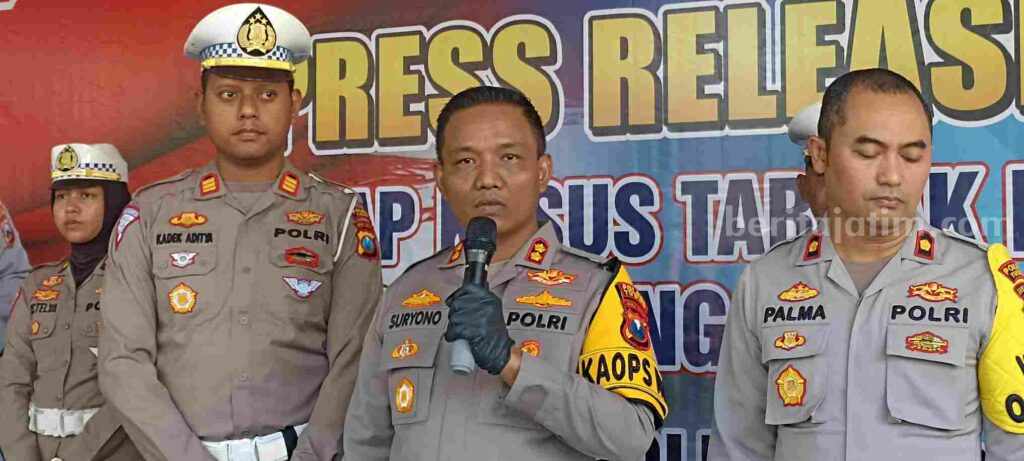 Kapolres Tuban AKBP Suryono saat ditemui di Mapolres Tuban. [Foto:Diah Ayu/beritajatim.com]