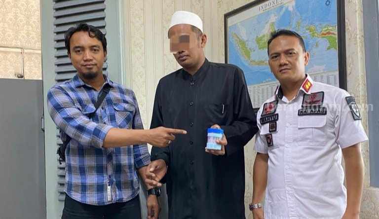 Ustaz yang tertangkap membawa narkoba jenis sabu di Lapas Banyuwangi