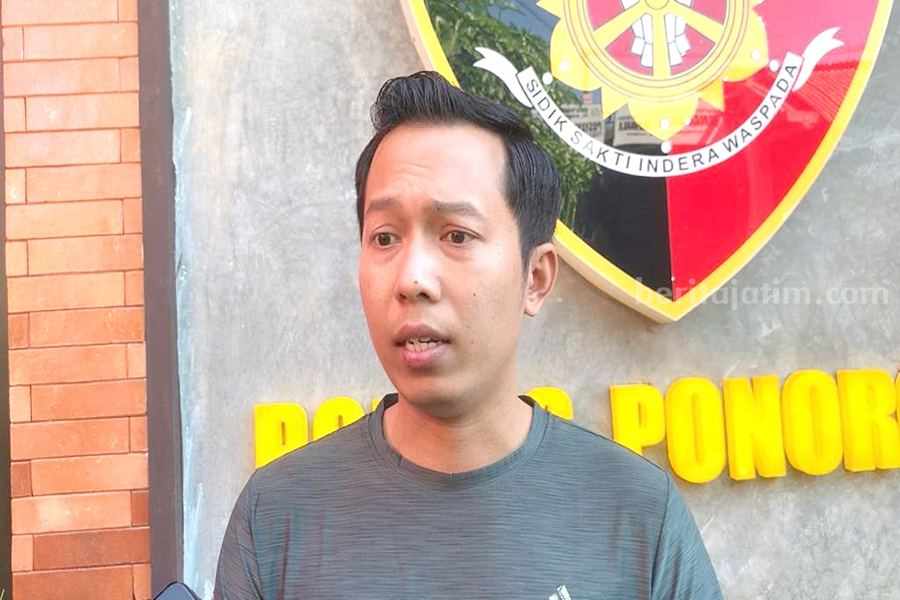 Kasat Reskrim Polres Ponorogo AKP Nikolas Bagas Yudi Kurnia. (Foto/Endra Dwiono/Beritajatim.com)