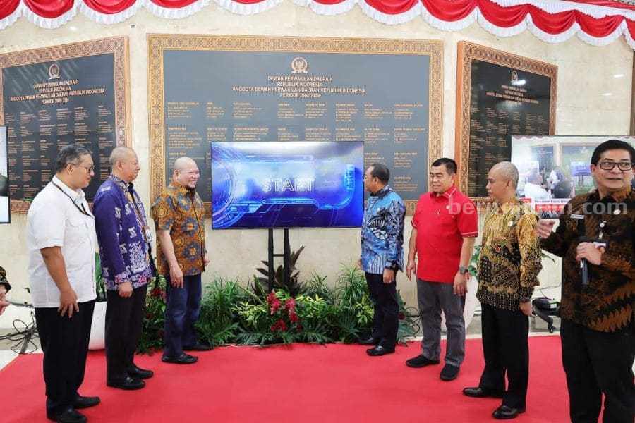 LaNyalla Resmikan Papan Informasi Digital DPD RI LaNyalla