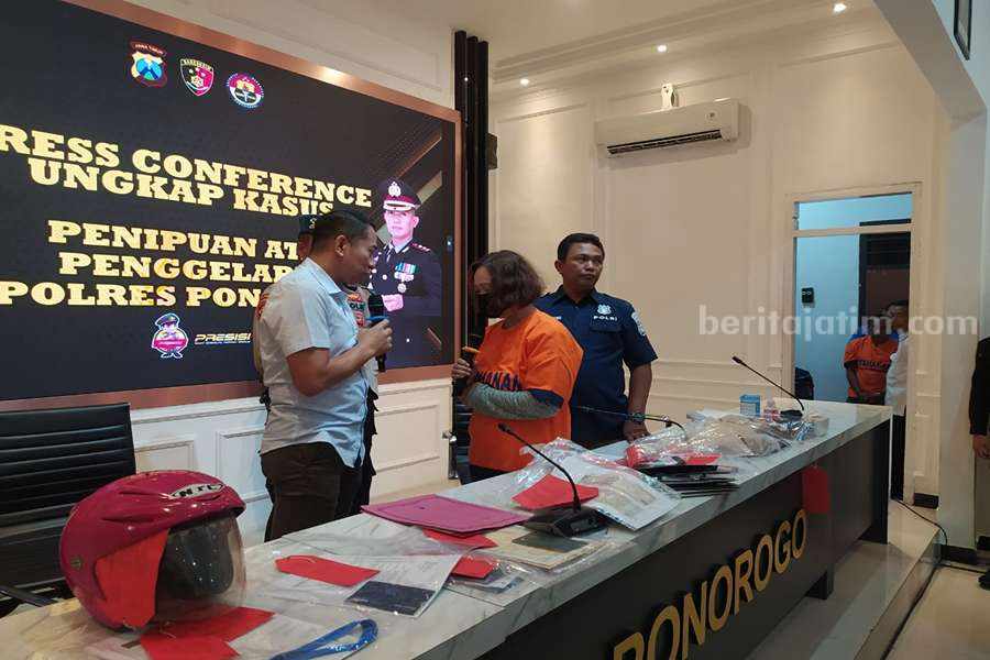 Polres Ponorogo Tangkap Ratu Penipu Asal Madiun polres Ponorogo