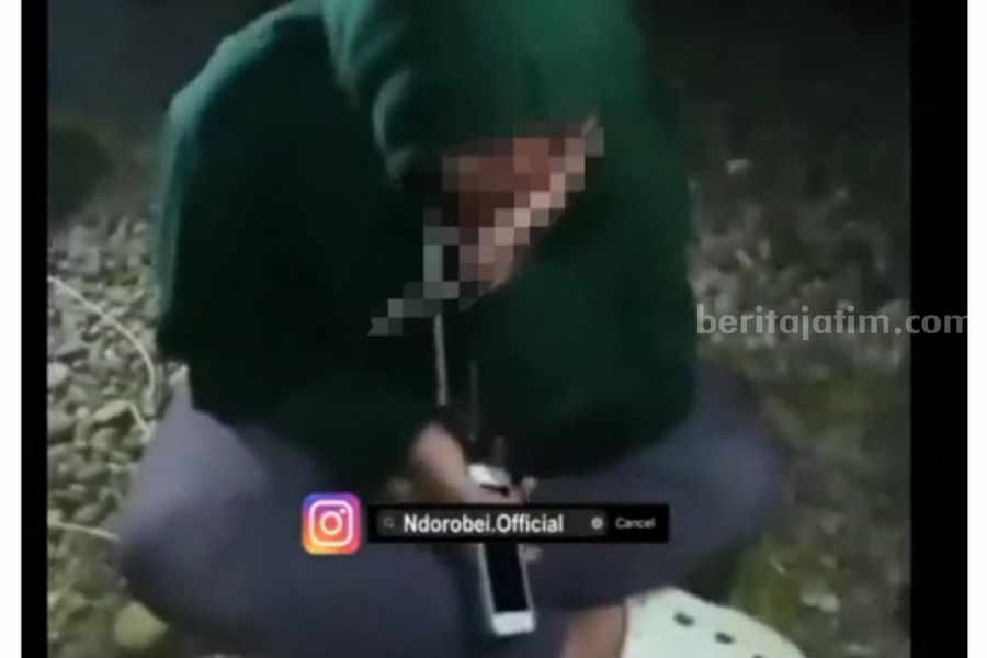 Tangkapan layar video viral.