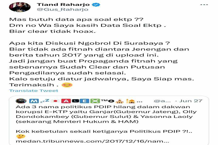 Pegiat media sosial Septian Raharjo atau akrab disapa Gus Raharjo