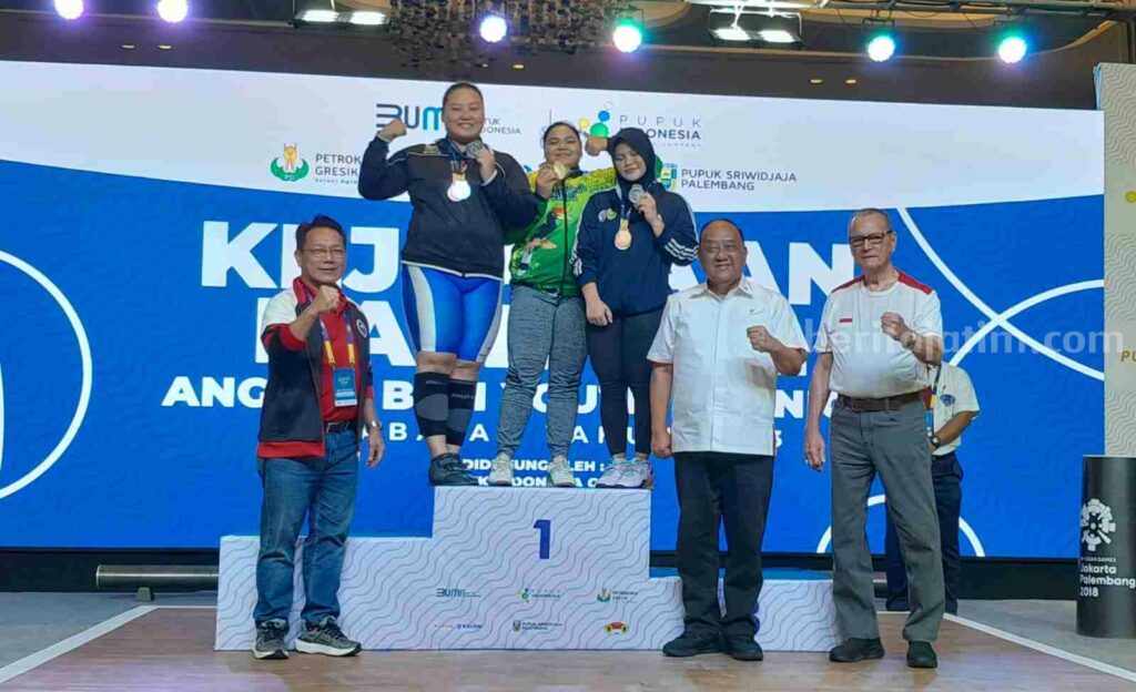 Jatim Juara Umum Kejurnas Angkat Besi Remaja dan Junior 2023