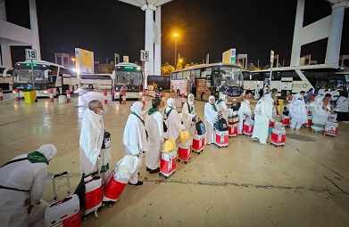 Kedatangan 2 Kloter dari Embarkasi Surabaya Tandai Selesainya Pemberangkatan CJH ke Tanah Suci cjh indonesia