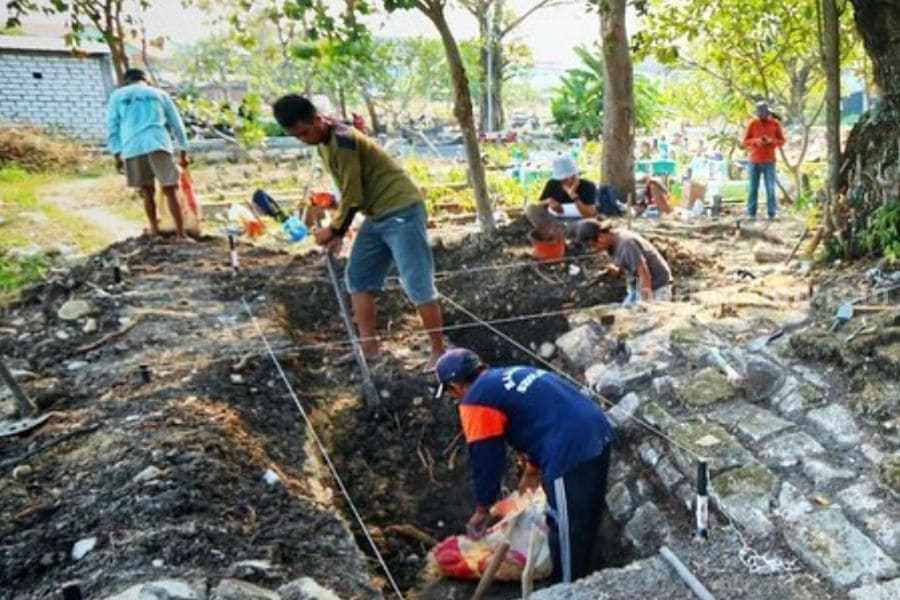ekskavasi situs jetis lamongan