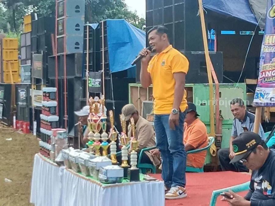 Gelegar Sound System Tandai HUT Desa Desa Ringinsari Malang Kepala Desa Ringinsari, Slamet Winari, Minggu (11/6/2023).