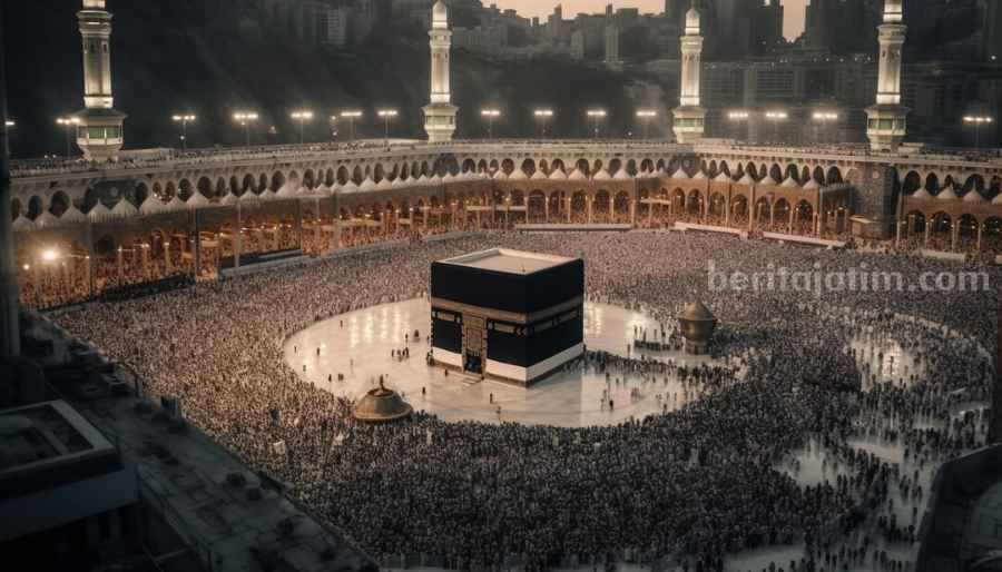 Ilustrasi haji. (Sumber foto: vecstock/freepik.com)