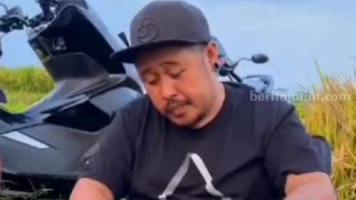 Tangkapan Layar Pelaku penjambretan di Kabupaten Blitar yang hedon dan sadis