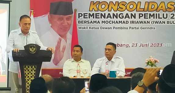Iwan Bule Bakar Semangat Kader Gerindra Jombang-Mojokerto