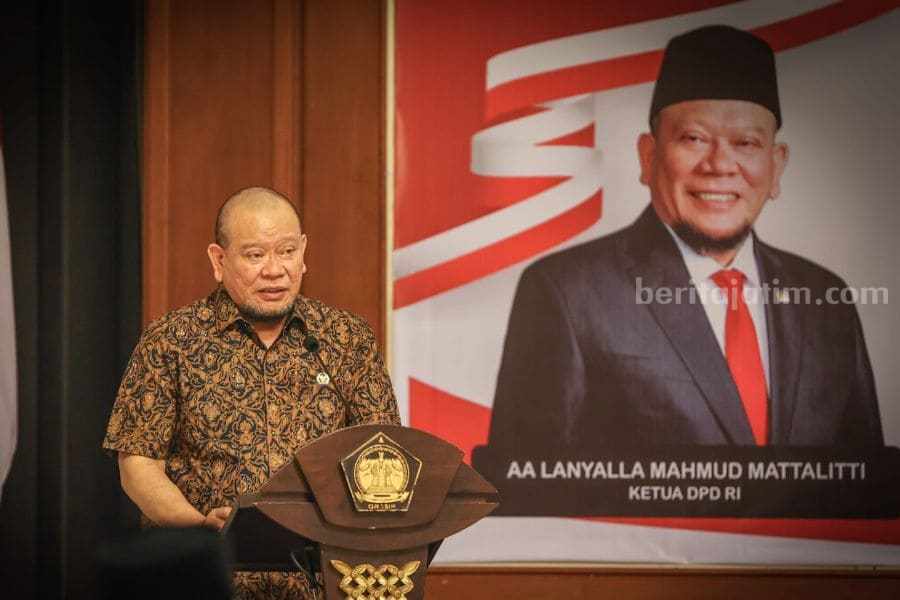Ketua DPD RI Paparkan Desa Bisa Jadi Kekuatan Ekonomi lanyalla di gresik
