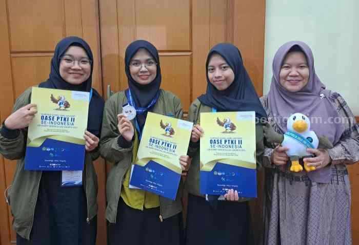 Salah satu peraih medali di ajang OASE 2023 dari UIN Malang (Foto: Humas UIN Malang)
