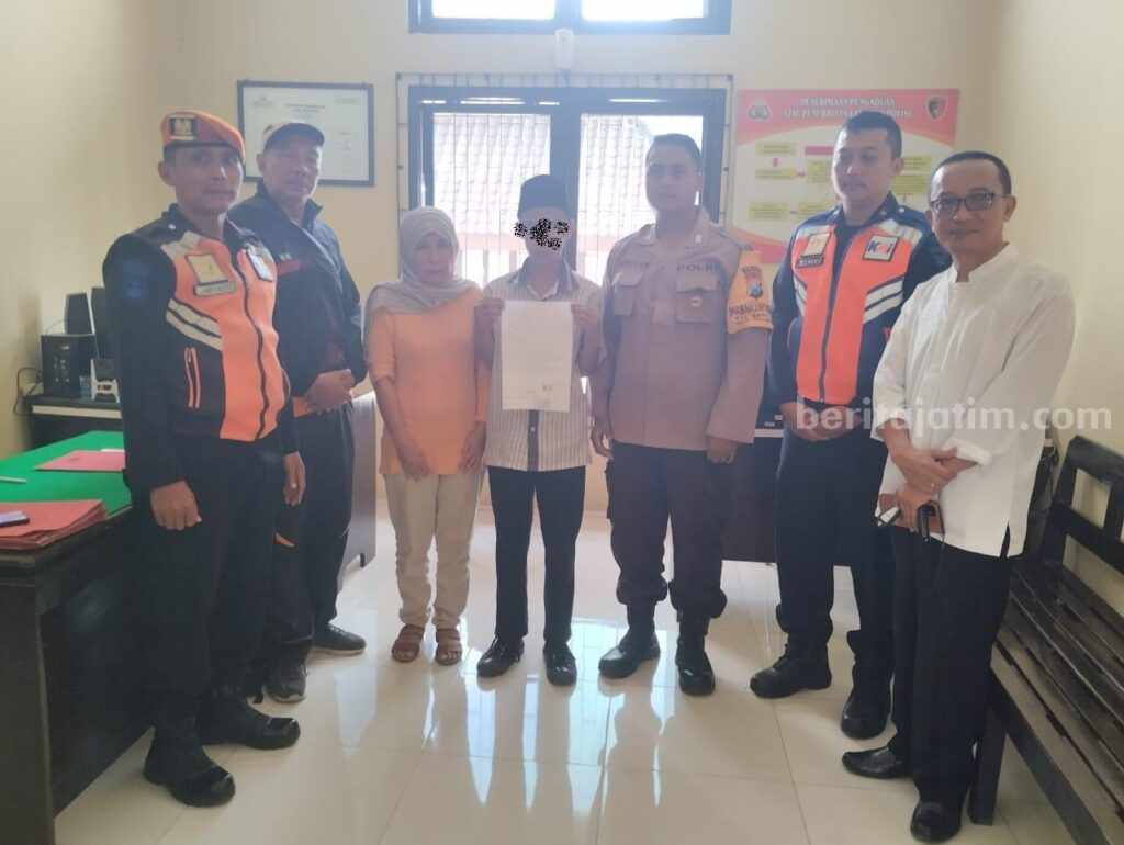 Siswa SMP Yang melakukan pelemparan terhadap KA Matarmaja dibawa ke Polsek Kepanjenkidul