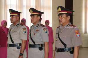 Polres Sumenep Mutasi Tiga Jabatan Perwira Sertijab tiga perwira Polres Sumenep.