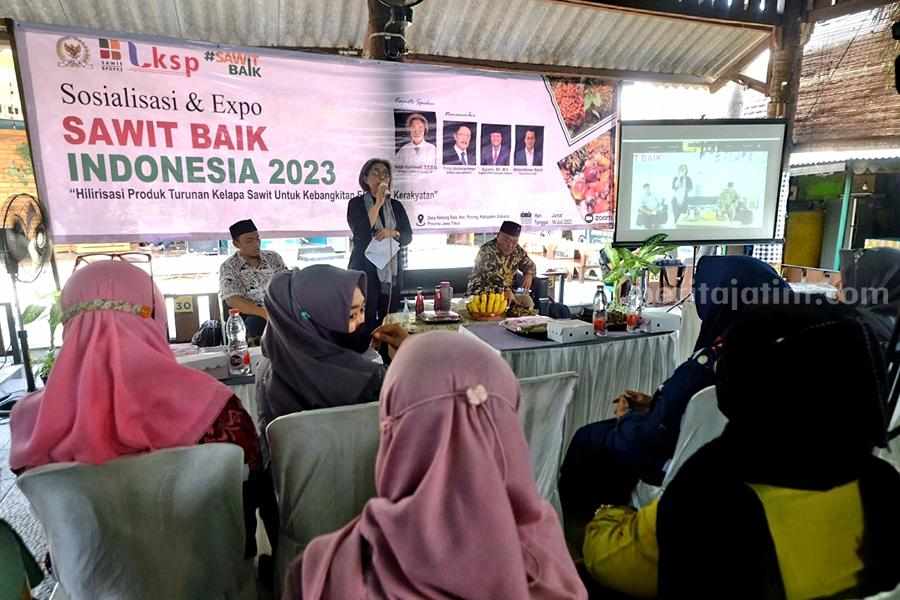 BPDPKS dan Politisi PDI Perjuangan Sosialisasikan Sawit di Sidoarjo Indah Kurnia