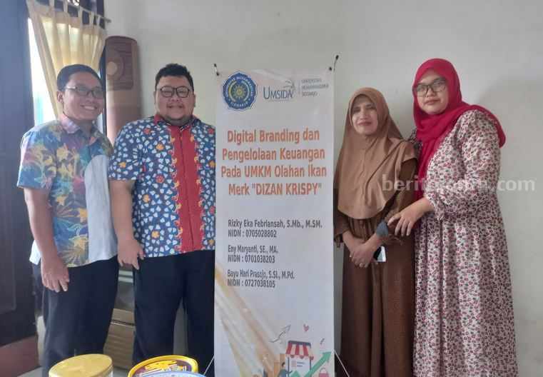 Pengabdian masyarakat yang dilakukan oleh Tim Dosen Umsida dalam rangka penguatan dan pengembangan UMKM.
