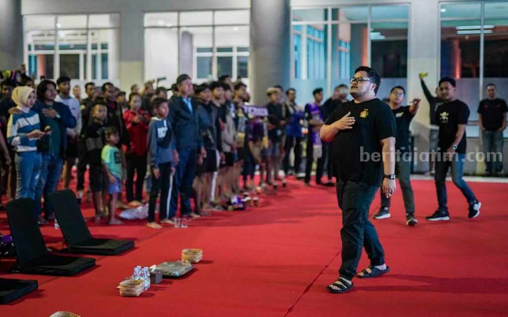 Patut Dicontoh, Mas Dhito Gelar Nobar Bareng Persik Mania Mas Dhito