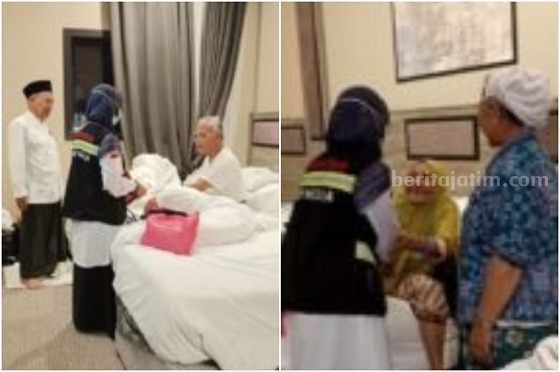 4 Jemaah Haji Kabupaten Kediri Masuk RS, dari Diabet Hingga Stroke Jemaah haji Kabupaten Kediri sakit