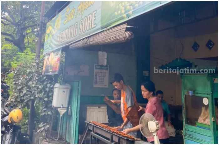Lezatnya Sate Ayam Kembang Sore Kediri, Disini Lokasinya sate ayam